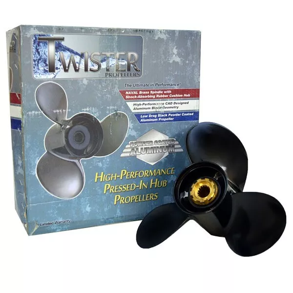 Michigan Wheel Twister Boat Propeller 231113 | RH 13 3/4 x 13P Michigan Wheel Twister Boat Propeller 231113 | RH 13 3/4 x 13P