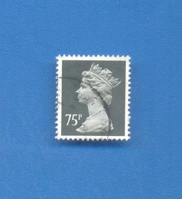 GREAT BRITAIN.QEII 75p USED STAMP