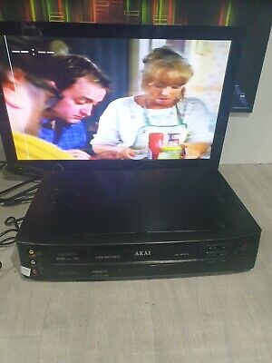 E1176 AKAI VS-G715EK VHS VIDEOREGISTRATORE senza telecomando 