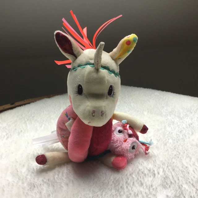 Doudou hochet licorne Lilliputiens
