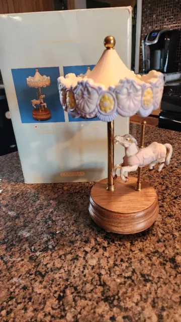 Willitts Designs Group II Porcelain Carousel Horse Music Box