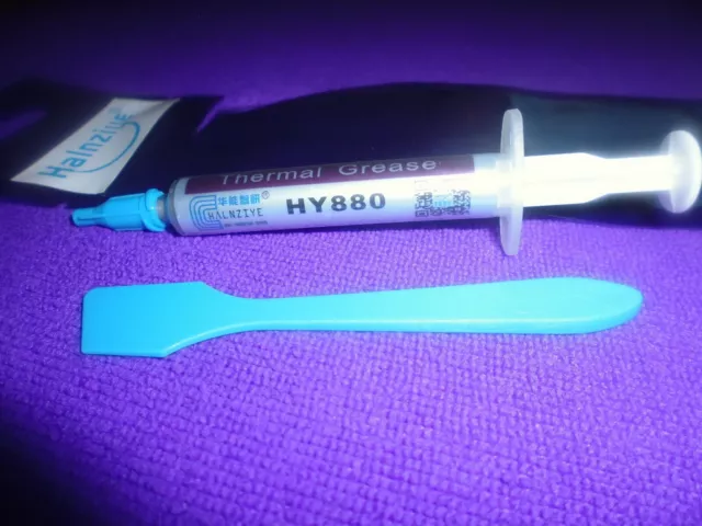 HY880 Ultra High Performance 2g tube & Spreader Thermal Grease Paste 5.15 W/m-k