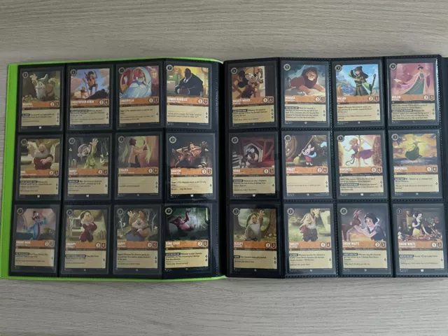 Disney Lorcana Rise of the Floodborn COMPLETE 204 FULL NON-FOIL SET & Vault X