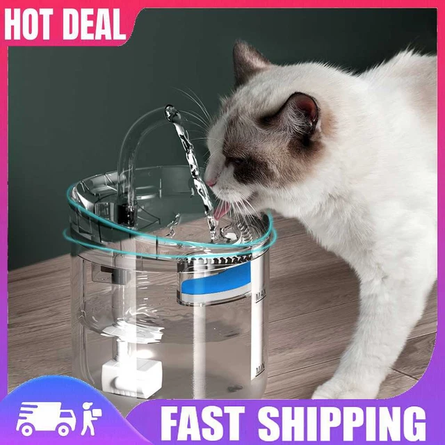 Automatic Cat Water Fountain Sensor Filter Drinker for Cats Dog Water Dispenser