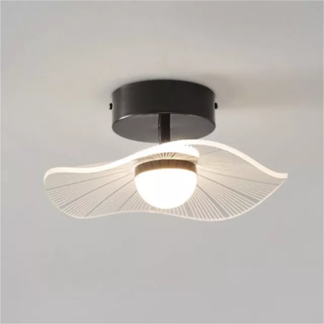 Modern Ceiling Light Green Glass Shade Semi Flush Mount Pendant Lamp for Hallway 2