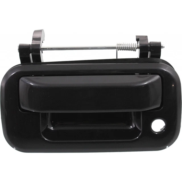 For Ford F-150 Tailgate Handle 2004-2010 Primed w/ Key Hole Smooth Black Plastic