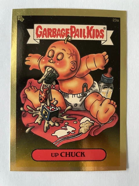 Carte Garbage Pail Kids TOPPS Les Crados GPK Holo 2003 UP CHUCK 23a
