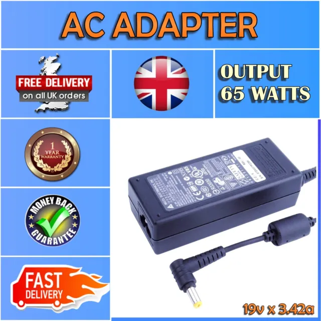 Replacement Delta For Acer Aspire E15 3 5 Laptop 19V 3.42A 65W Adapter Charger