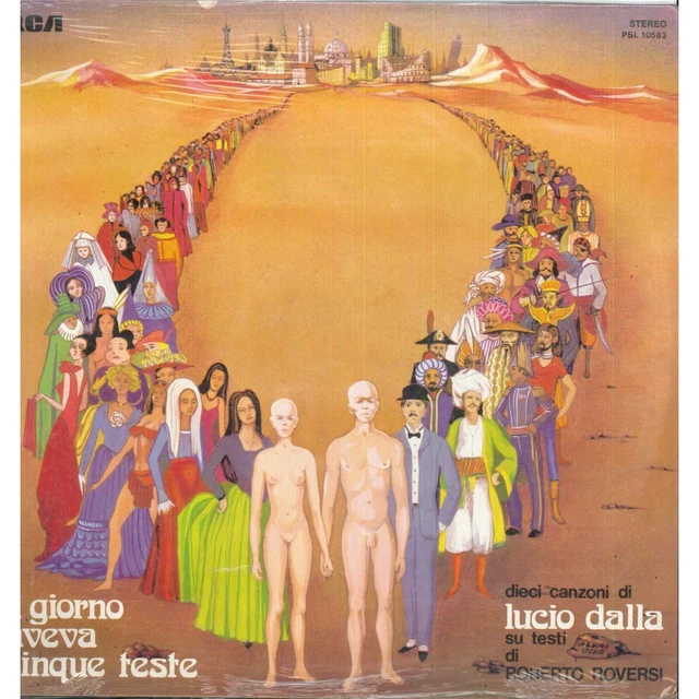 Lucio Dalla ‎LP Vinyle Il Jour Had Cinq Têtes / Rca ‎ Psl 10583 Scellé