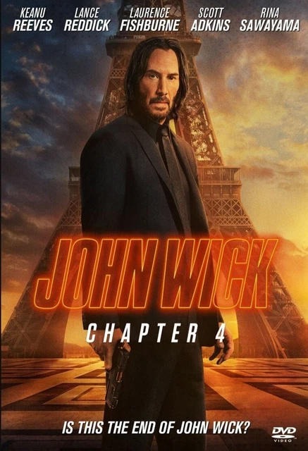John Wick : Chapter 4 (Keanu Reeves) 2023 DVD New Movie All Region FREE Shipping