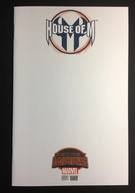 House Of M 1 Variant Blank Secret Wars Vol 2 Moon Knight Wolverine Black Cat
