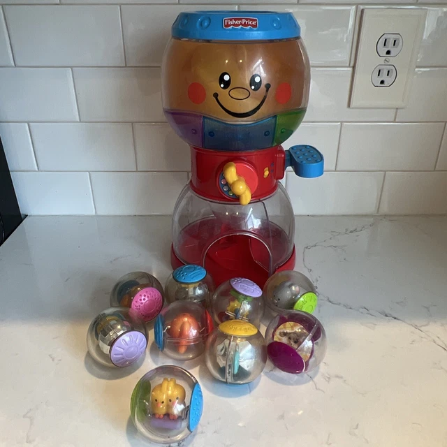FISHERPRICE SWIRLIN SURPRISE Gumball Machine With 7 Balls Sensory toy
