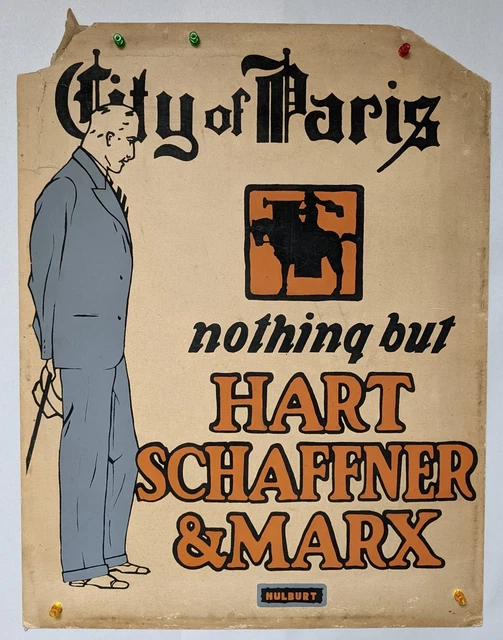 Carré De Poche Dominique Paris - Soie Fine Bleu Foncé & Noir - Motif Géométrique - Vintage Excellent état