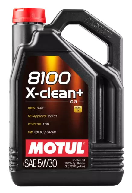 MOTUL Motor lubricating oil 8100 X-CLEAN+ 5W30 5L