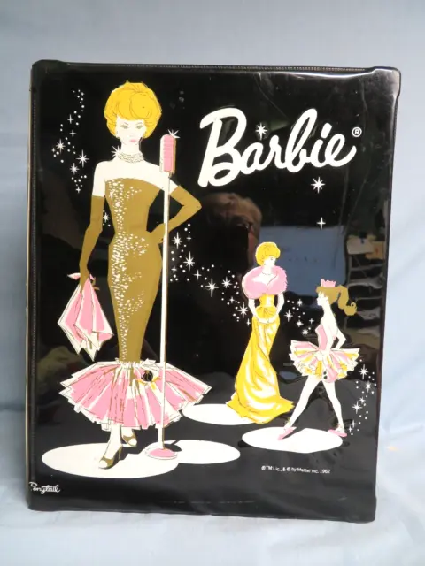 1962 Vintage Mattel Barbie Black Solo in Spotlight Double Case 10x7x13 Good Con.