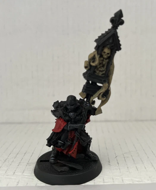 Warhammer 40k Witchhunters Sisters of Battle Imagifier Icon Bearer metal 2003