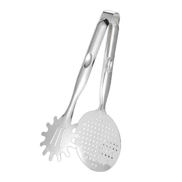 1 pz pinza per friggere cucina infradito griglia larga cibo pinza per servizio