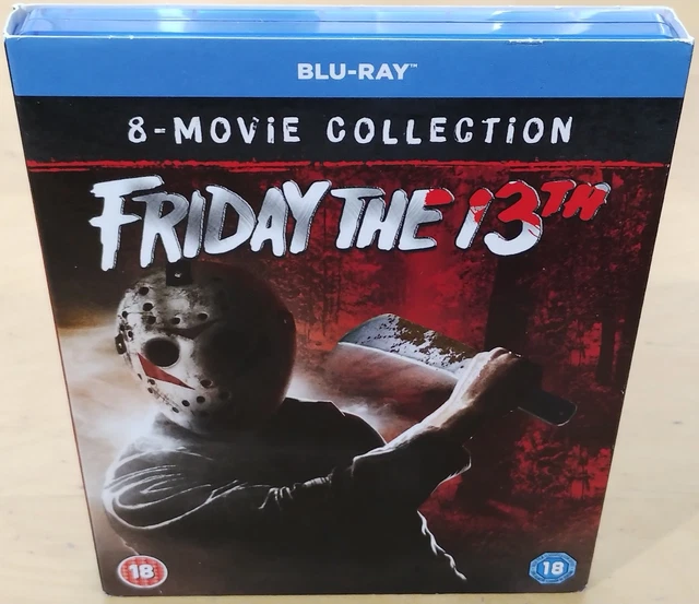 FRIDAY THE 13TH - 8 Movie Collection Blu-Ray Box Set PAL In VGC Horror ...