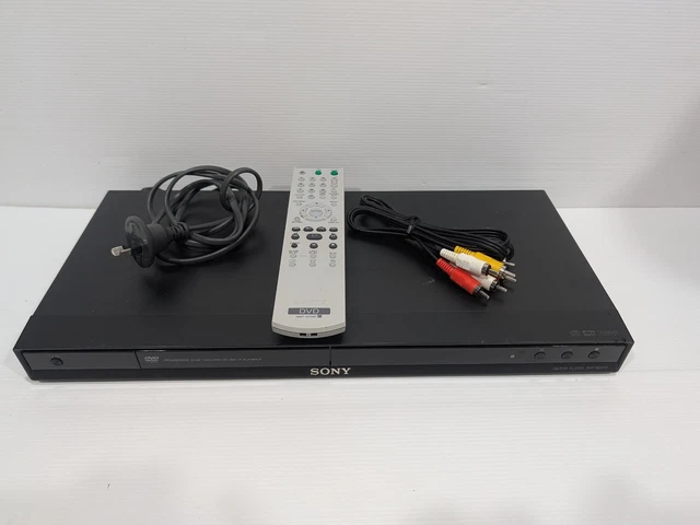 SONY DVD/CD PLAYER DVP NS530 Working with remote and cables Free