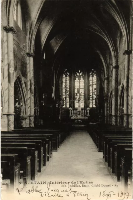 CPA Étain-Intérieur de l'Eglise (231704)