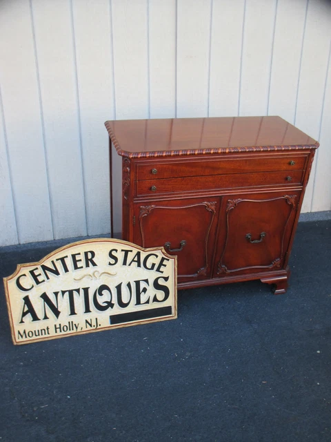 64005  Antique Mahogany Sideboard Server Cabinet