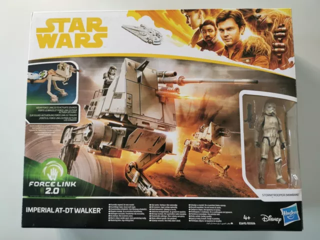 Vehicule Star Wars Force Link 2.0 Impérial At-Dt Walker + Figurine En Boîte Neuf