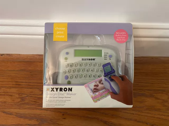 Xyron Design Disc Maker 48371 For The Xyron Design Runner New Sealed