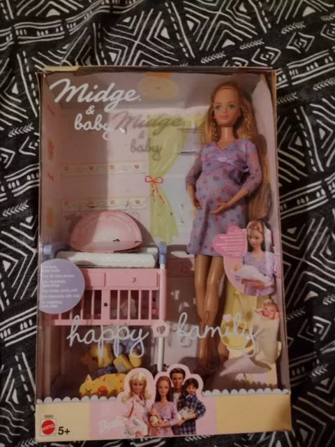 Compre Barbie Família feliz Midge Raro boneca MIB Morena