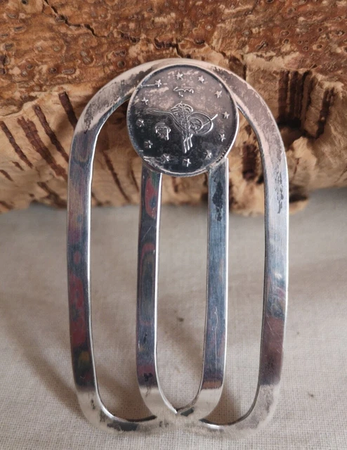 Pince à Billets HERMÈS Vintage En Argent Sterling #7065 - Occasion Très Bon état - Accessoire Homme Luxe