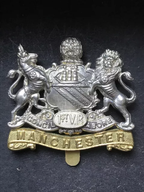 Manchester Regiment 1st Volunteer Battalion WW1 British Army Cap Badge
