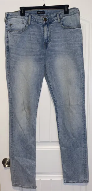 Mens True Religion Geno Relaxed Slim Jeans 34w 34L *AS-IS READ*