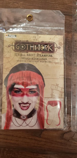 WIDOW'S PEAK HAIR PIECES ~ Gothwork Steampunk ~ Halloween Costume Party Supplies