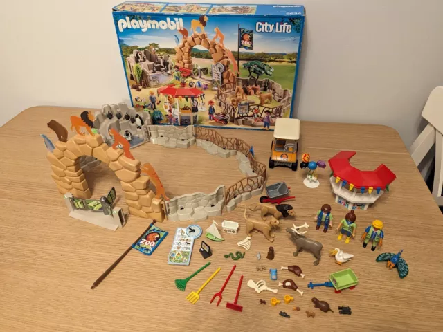 PLAYMOBIL 6634 CITY Life Large City Zoo And Zoo Buggy 10.00