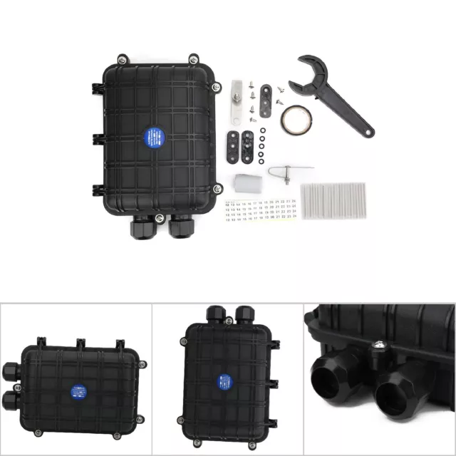 Horizontal Fiber Optic Splice Enclosure IP68 Fiber Cable Connection Box Part CTX