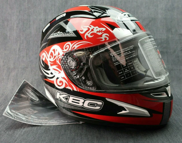KBC Streetstyle  Blade II Red Black ~ Hayabusa Japanese Style Helmet XXL