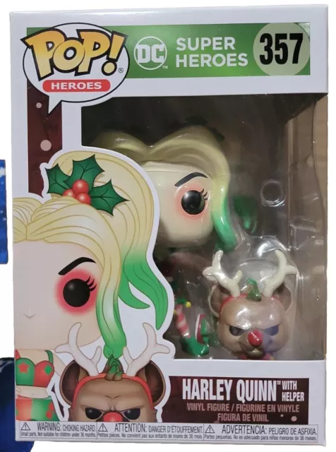 Harley Quinn with Helper #357 - Funko Pop! Vinyl: DC Comics - Holiday Special Ed