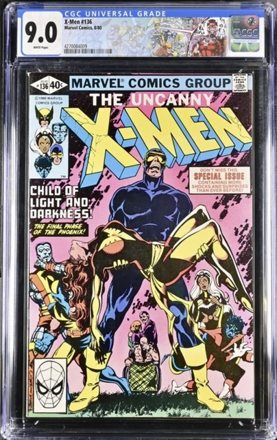 Uncanny X-Men #136 CGC 9.0 WP CUSTOM LABEL NEW SLAB Phoenix Saga