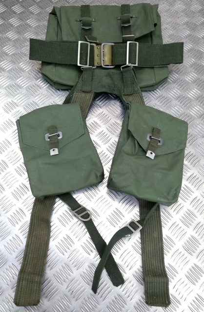 Genuine Vintage Military Issue PVC Heavy Duty Back Pack Pannier - Foto 3