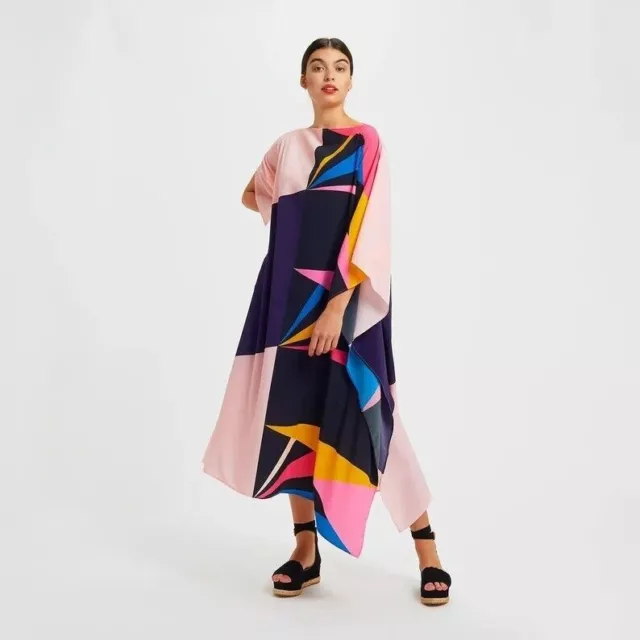 Crepe Silk Kaftan For women Maxi Beach Cover ups for Women UK Casual Kaftan