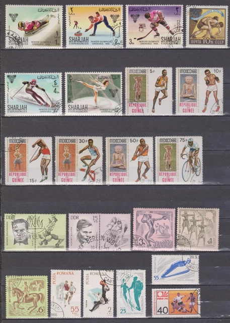 SPORT on stamps collection - see photos 3