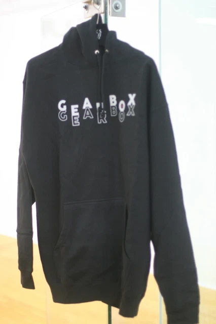 RACQUETBALL GEARBOX Heavyweight Pullover Hoodie Sweatshirt with Front Pocket S