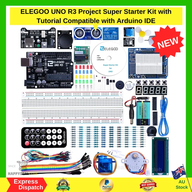 ELEGOO UNO R3 Project Super Starter Kit with Tutorial Compatible with ...