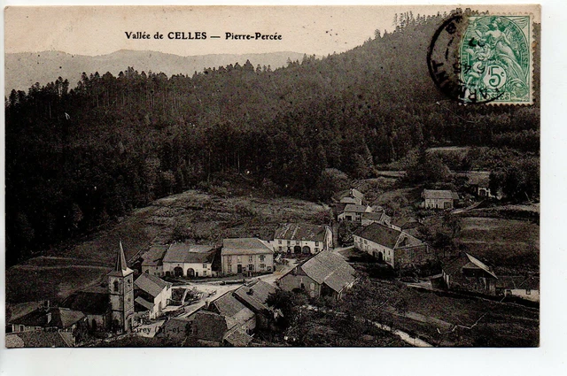 PIERRE PERCEE Vallée de Celles - Meurthe et Moselle - CPA 54  belle vue generale