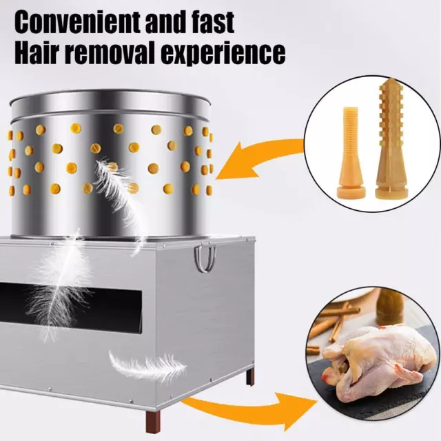 Poultry Plucking Fingers Hair Removal Machine Glue Stick Chicken Plucker Beef '✨ 2