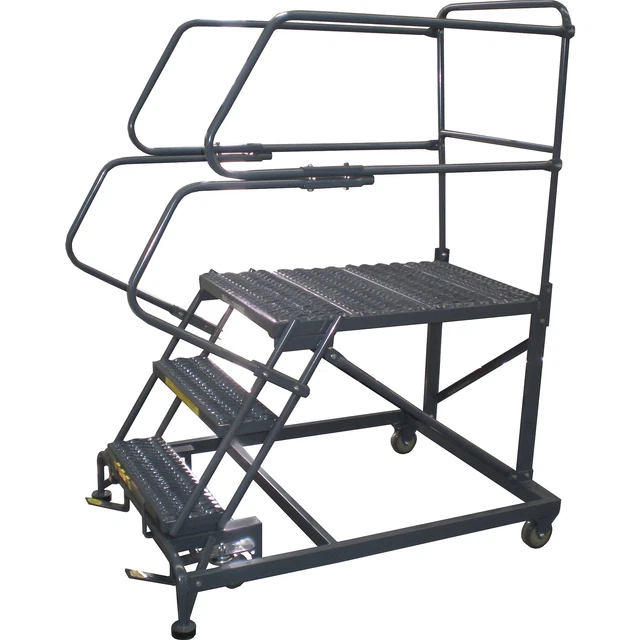 Ballymore Rolling Work Platform Overall Height 66 in Steps 3 Cap 800 lb