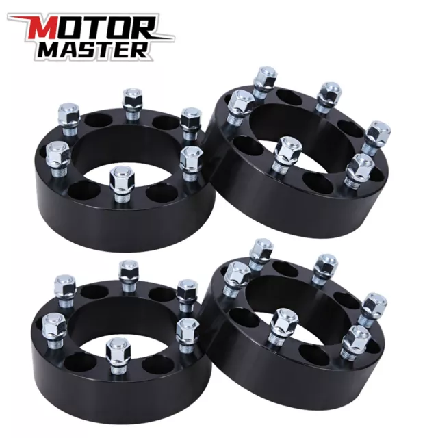 2inch Wheel Spacers Adapters 6x5.5 14x1.5 Studs For Chevy Silverado Sierra 1500