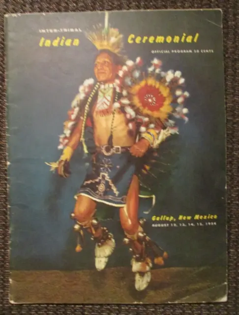 Inter-Tribal Indian Ceremonial Official Program (1954) Gallup, New Mexico