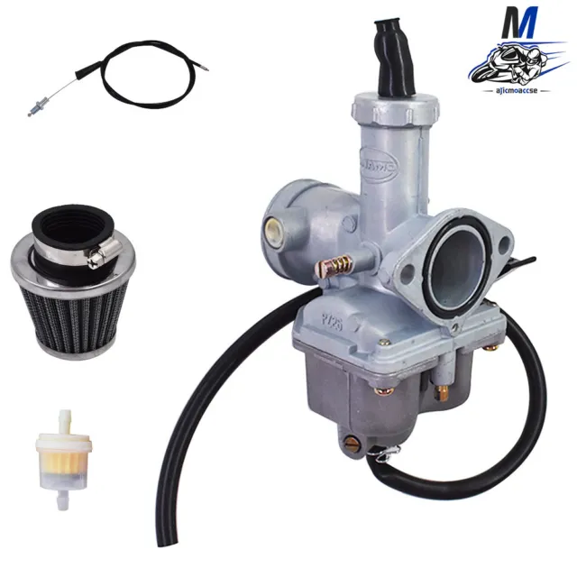 Carburetor & Throttle Cable & Air Filter For Honda XR100 XR100R XL100S Carb
