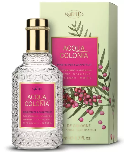 4711 - Acqua Colonia - Rose Poivre & Pamplemousse - 50ml Edc Eau De Cologne