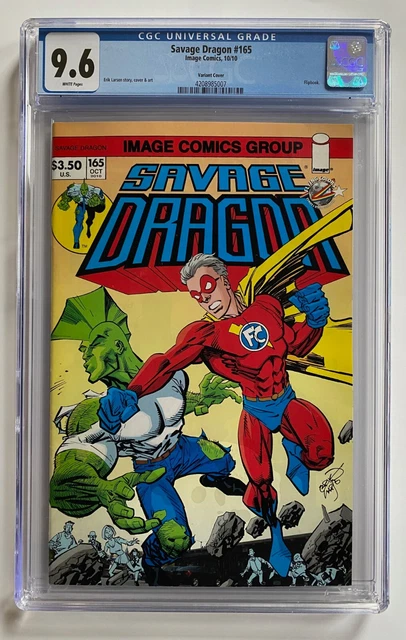 Savage Dragon #165 CGC 9.6 NM+ Flying Colors Variant Image 2010